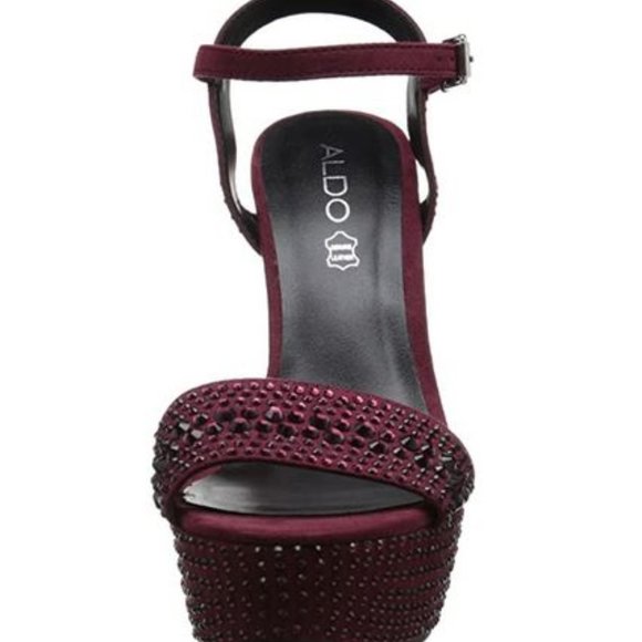 Aldo crystal embellished levata platform pumps - Picture 8 of 8